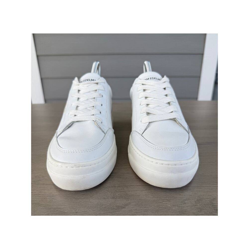 Sam Edelman Womens Wess Platform White Sneakers Sz 8 EUC - Picture 3 of 9